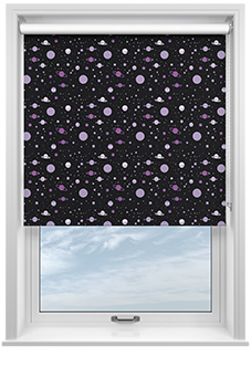 Space Explorer, Galactic Grape - Roller Blind